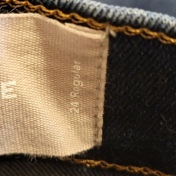 Everlane The Authentic Stretch High Rise Ankle Skinny Blue Denim Jean Size 24 - Picture 13 of 15